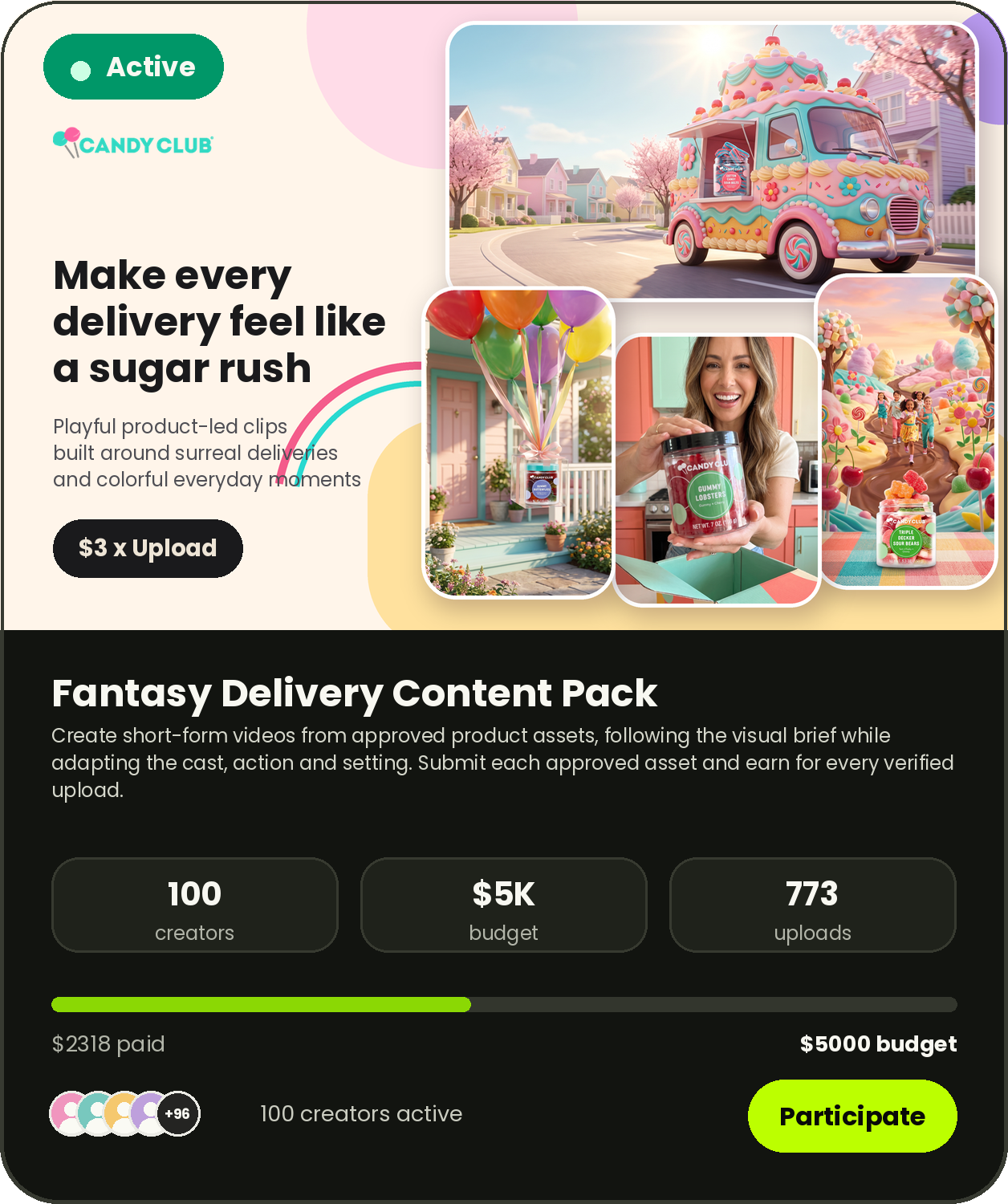 Candy Club campaign